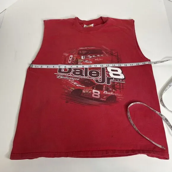 Dale Earnhardt Jr Muscle Shirt, Medium, Red, #8, Graphic, Winners Circle - Picture 8 of 9